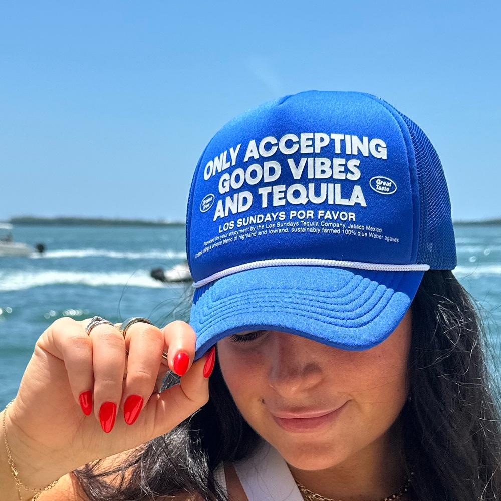 Los Sundays Blue and White Hat
